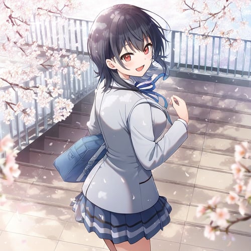 Umi Asanagi 朝凪 海 - クラスで2番目に可愛い女の子と友だちになった by AIIKO on Tensor.Art