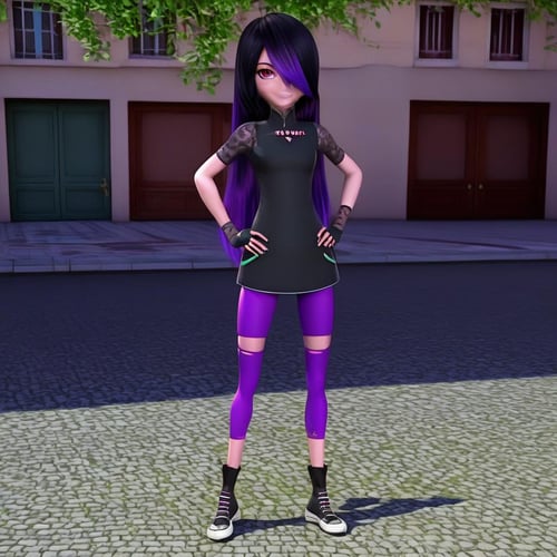 Juleka Couffaine "Miraculous ladybug" [Pony] by MrCube73 on Tensor.Art