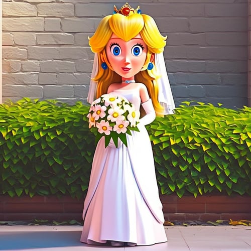 Princess Peach "The Mario Bros Movie" [Pony/Illustrious] by MrCube73 on Tensor.Art