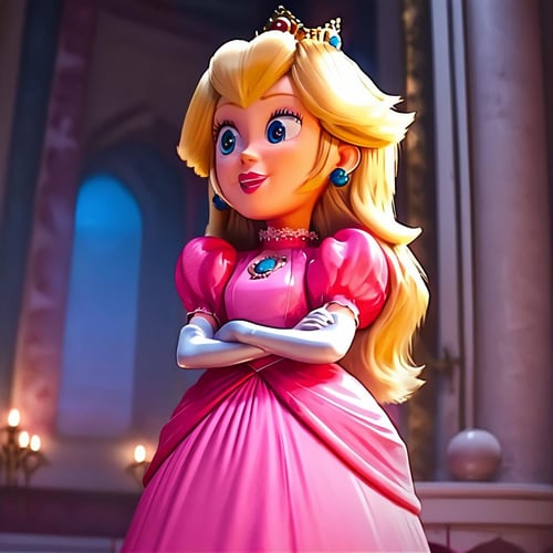 Princess Peach "The Mario Bros Movie" [Pony/Illustrious] by MrCube73 on Tensor.Art