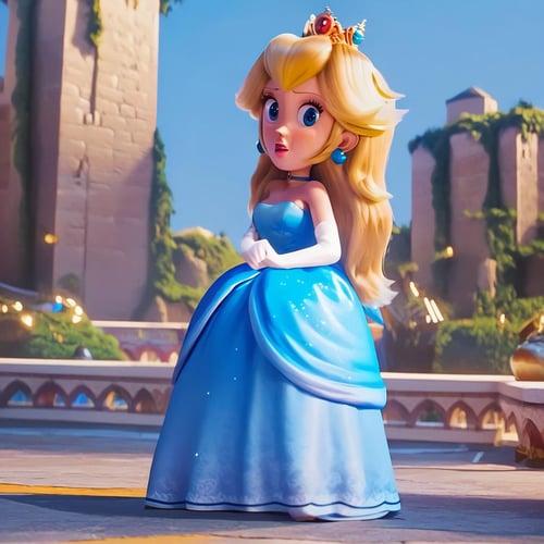 Princess Peach "The Mario Bros Movie" [Pony/Illustrious] by MrCube73 on Tensor.Art