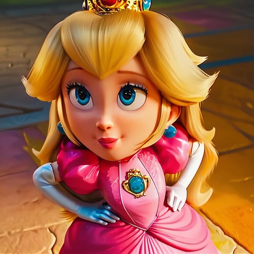 Princess Peach "The Mario Bros Movie" [Pony/Illustrious] by MrCube73 on Tensor.Art