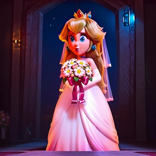 Princess Peach "The Mario Bros Movie" [Pony/Illustrious] by MrCube73 on Tensor.Art