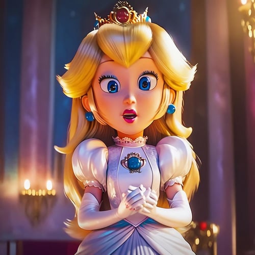 Princess Peach "The Mario Bros Movie" [Pony/Illustrious] by MrCube73 on Tensor.Art