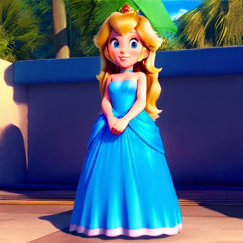 Princess Peach "The Mario Bros Movie" [Pony/Illustrious] by MrCube73 on Tensor.Art