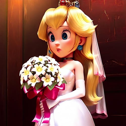 Princess Peach "The Mario Bros Movie" [Pony/Illustrious] by MrCube73 on Tensor.Art
