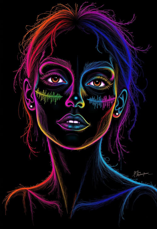 Glowing Drawing by KevenG on Tensor.Art