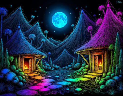 Glowing Drawing by KevenG on Tensor.Art
