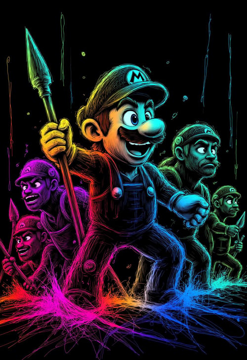 Glowing Drawing by KevenG on Tensor.Art