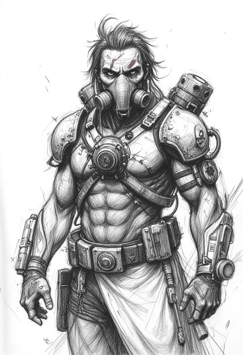 Pencil Drawing by KevenG on Tensor.Art