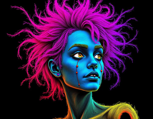 Glowing Drawing by KevenG on Tensor.Art