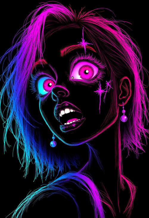 Glowing Drawing by KevenG on Tensor.Art