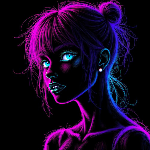 Glowing Drawing by KevenG on Tensor.Art