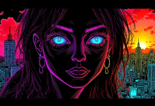 Glowing Drawing by KevenG on Tensor.Art