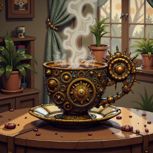Steampunk Illustration by KevenG on Tensor.Art