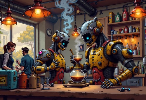 Steampunk Illustration by KevenG on Tensor.Art