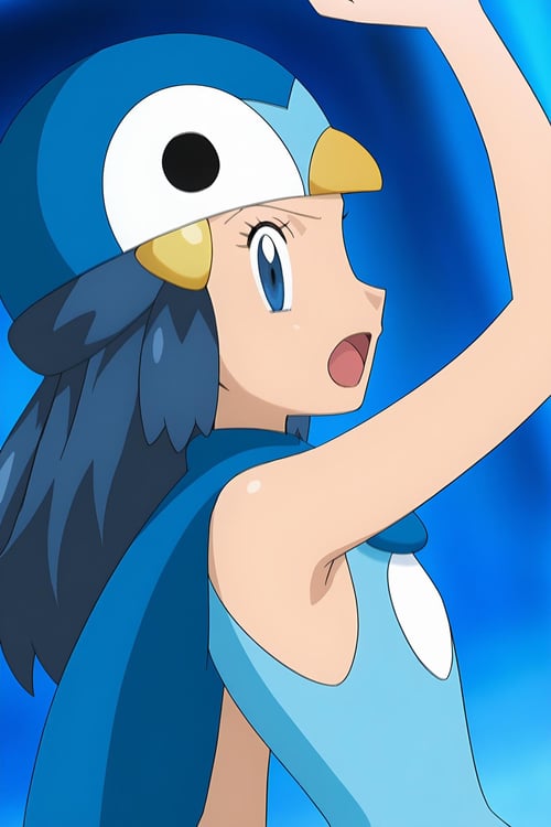 Dawn- Pokemon - Piplup Outfit by seltry18 on Tensor.Art