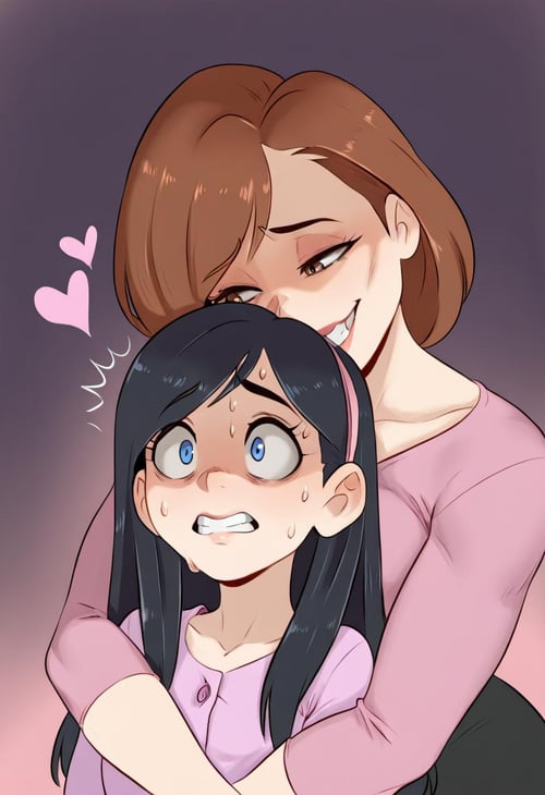 Helen Parr and Violet Parr (The Incredibles 2) by Nedok on Tensor.Art