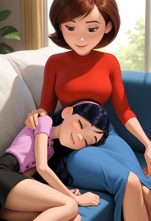 Helen Parr and Violet Parr (The Incredibles 2) by Nedok on Tensor.Art