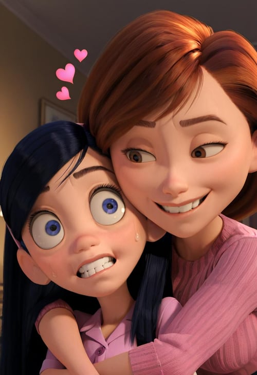 Helen Parr and Violet Parr (The Incredibles 2) by Nedok on Tensor.Art