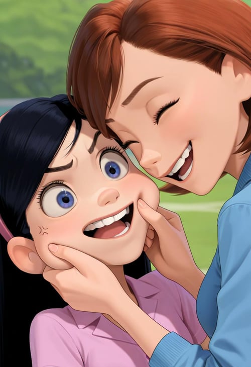 Helen Parr and Violet Parr (The Incredibles 2) by Nedok on Tensor.Art