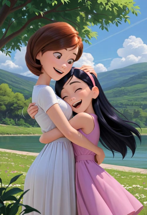Helen Parr and Violet Parr (The Incredibles 2) by Nedok on Tensor.Art
