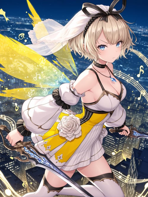 (ILXL) Lumisfilles / ルミスフィレス [黒猫のウィズ] by zoca on Tensor.Art