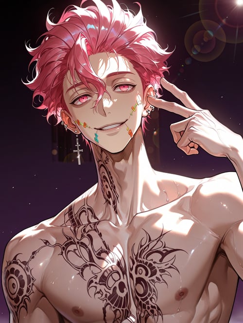 Zenichi Magata - Tribe Nine Illustrious 2.0 by Silvergod on Tensor.Art