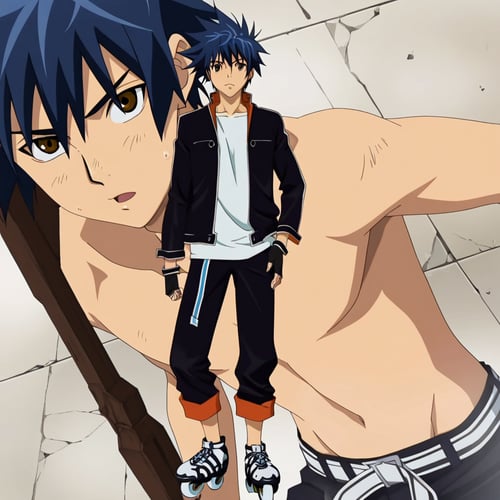 Itsuki "Ikki" Minami from Air Gear OVA by GuyleD A.I on Tensor.Art