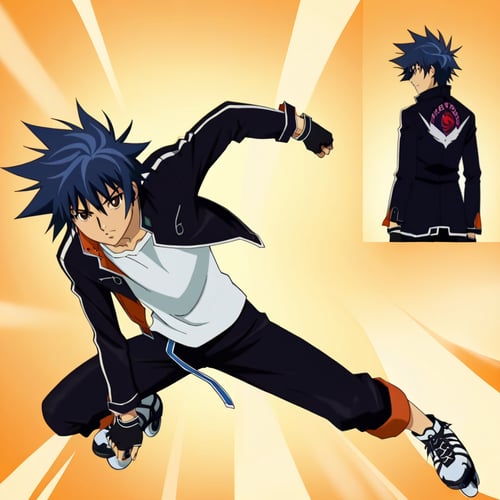 Itsuki "Ikki" Minami from Air Gear OVA by GuyleD A.I on Tensor.Art