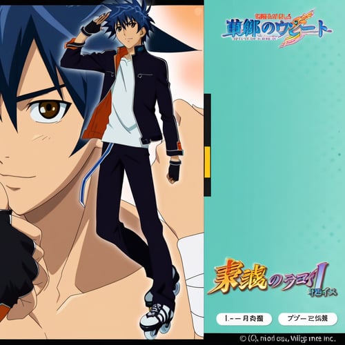 Itsuki "Ikki" Minami from Air Gear OVA by GuyleD A.I on Tensor.Art