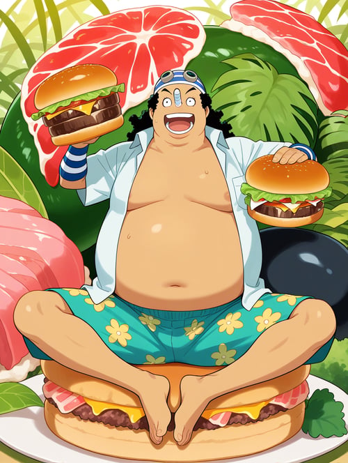 Usopp- Fat body- 3D2Y by HornyBear on Tensor.Art