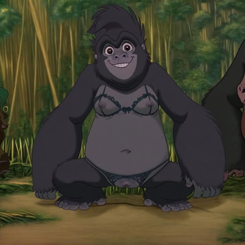 Terk (Tarzan) Pony / Illustrious by bloodknight1 on Tensor.Art