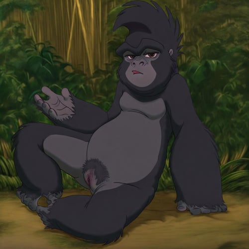 Terk (Tarzan) Pony / Illustrious by bloodknight1 on Tensor.Art