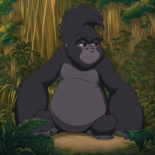 Terk (Tarzan) Pony / Illustrious by bloodknight1 on Tensor.Art