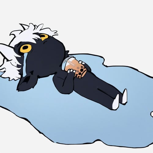 in a puddle of tears & lying and crying | meme concept by Vadigr123 on Tensor.Art