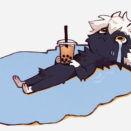 in a puddle of tears & lying and crying | meme concept by Vadigr123 on Tensor.Art