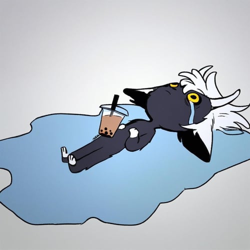 in a puddle of tears & lying and crying | meme concept by Vadigr123 on Tensor.Art