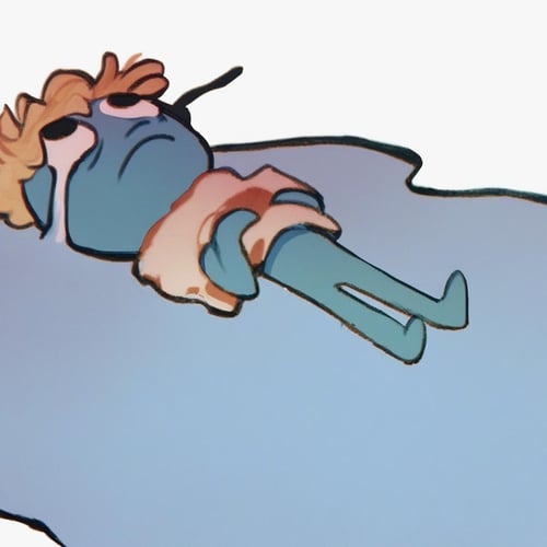 in a puddle of tears & lying and crying | meme concept by Vadigr123 on Tensor.Art