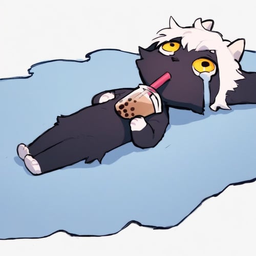 in a puddle of tears & lying and crying | meme concept by Vadigr123 on Tensor.Art