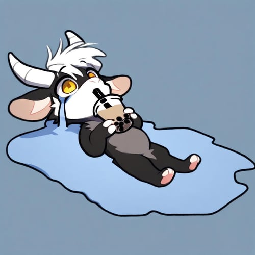 in a puddle of tears & lying and crying | meme concept by Vadigr123 on Tensor.Art