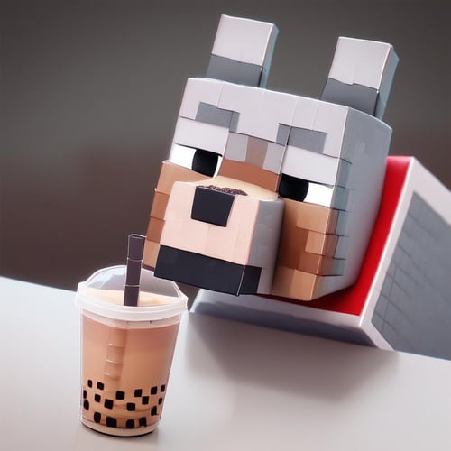 Minecraft Wolf by Vadigr123 on Tensor.Art