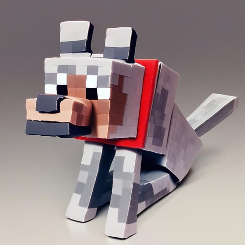Minecraft Wolf by Vadigr123 on Tensor.Art