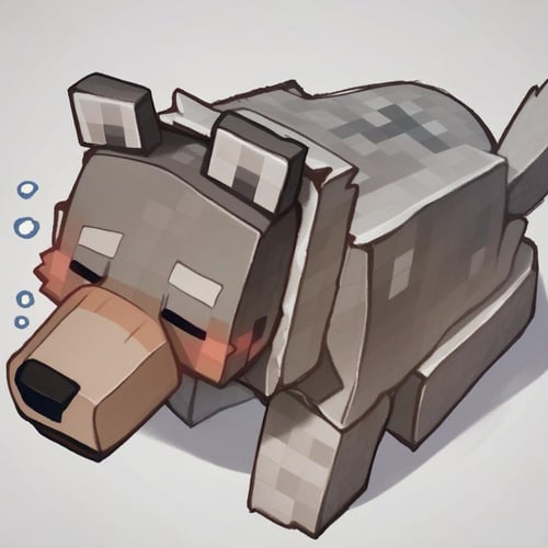 Minecraft Wolf by Vadigr123 on Tensor.Art