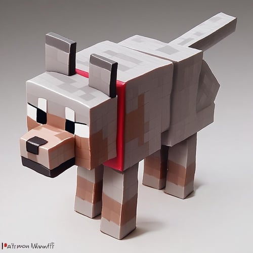 Minecraft Wolf by Vadigr123 on Tensor.Art