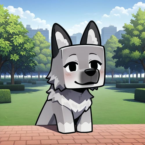Minecraft Wolf by Vadigr123 on Tensor.Art