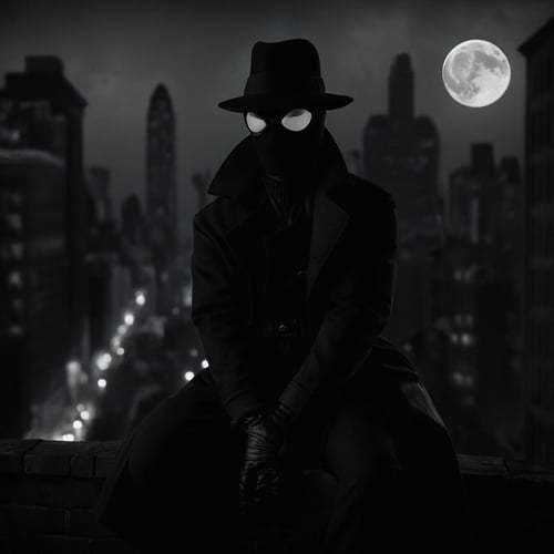 Spider-Man Noir XL + F1D by EauDeNoire on Tensor.Art