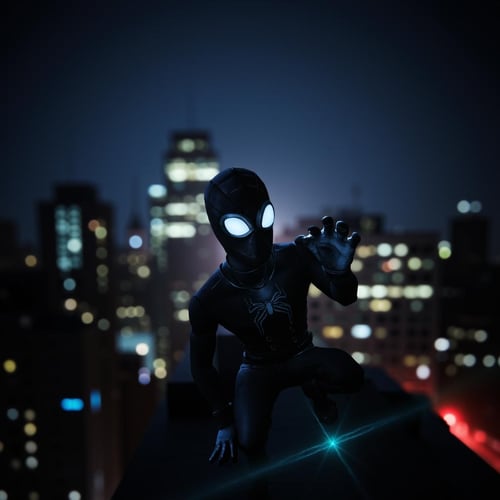 Spider-Man Noir XL + F1D by EauDeNoire on Tensor.Art