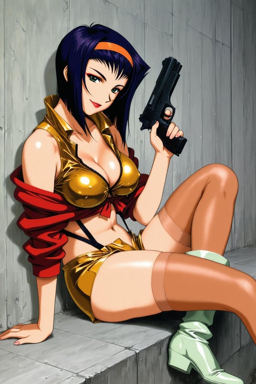 [illustrious XL] 4 in 1 ,Toshihiro Kawamoto/川元利浩 《Cowboy Bebop》/《星际牛仔》- Artist Style by flyx3 on Tensor.Art