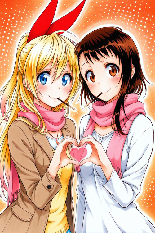 [illustrious XL] 5 in 1 ,Naoshi Komi/古味直志 《Nisekoi》/《伪恋》 桐崎千棘、小野寺小咲- Artist Style by flyx3 on Tensor.Art